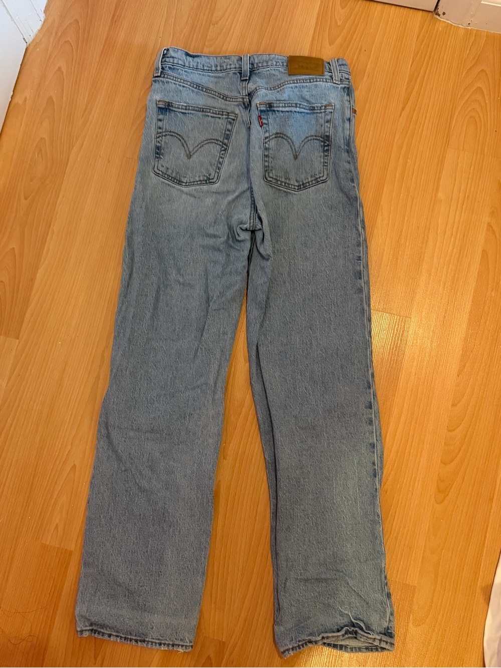 Levi's ribcage straight ankle Light Blue Straight Jeans 28 x 31